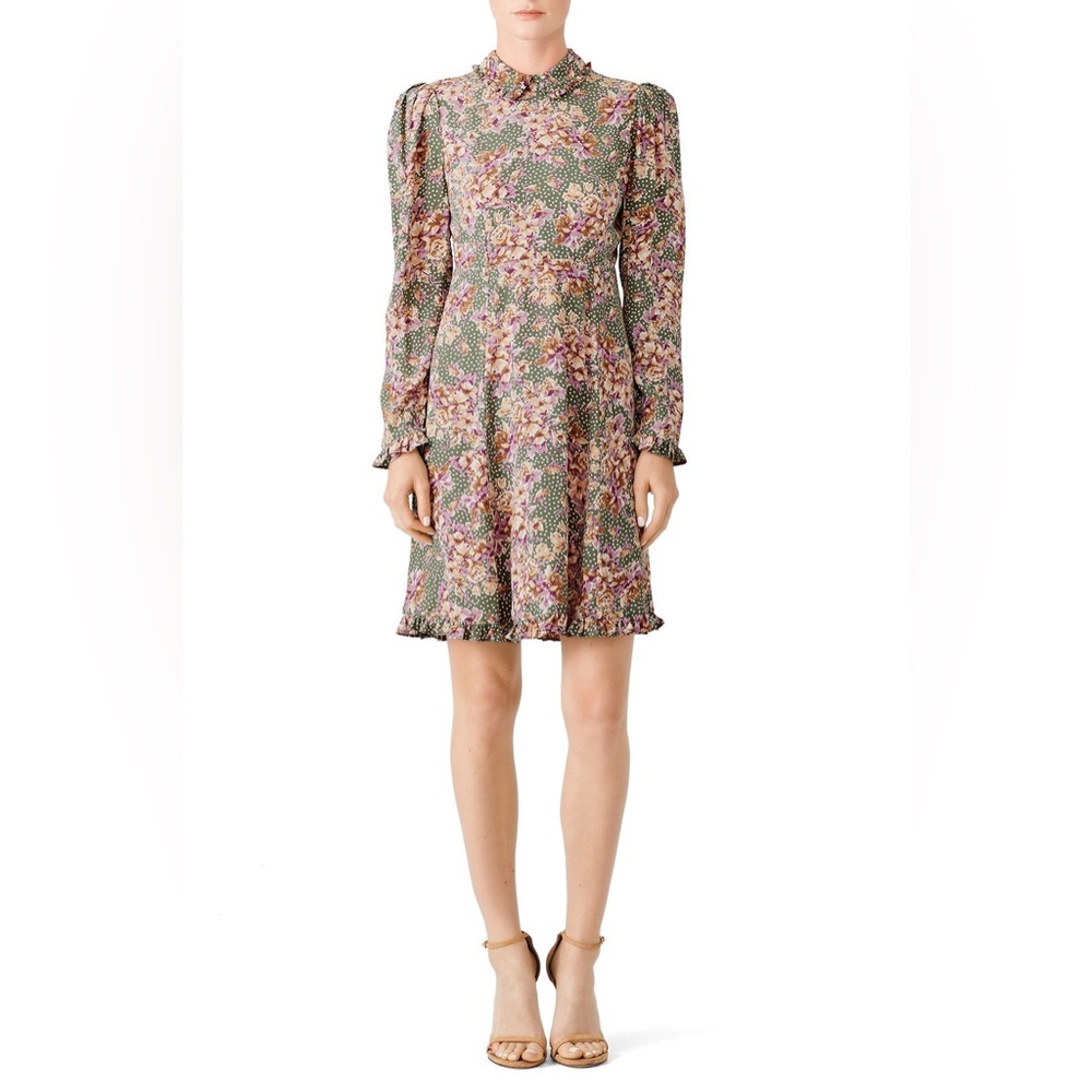 By TiMo‎ Floral Bouquet Collared Dress